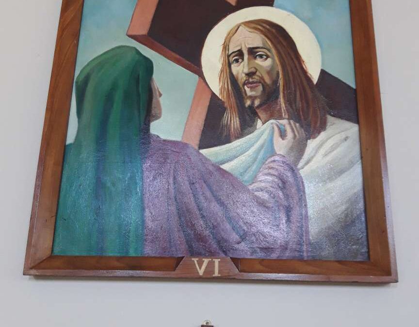 6. Veronica wipes Jesus’ face